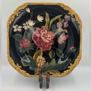 Raymond Waites “Bali” 11.5” Square Earthenware Dinner Plates SET OF 3